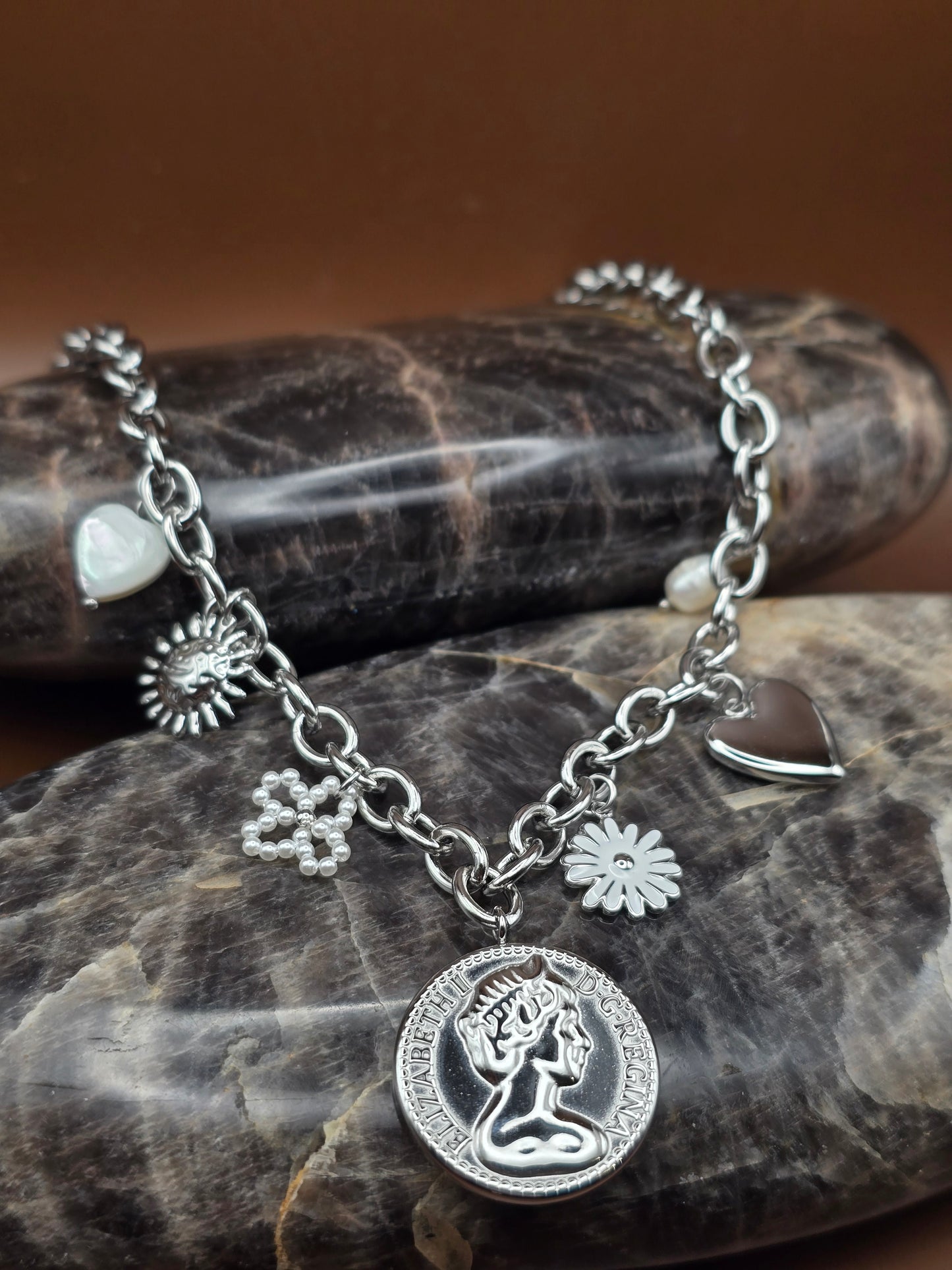 Collier Breloque César – Acier inoxydable