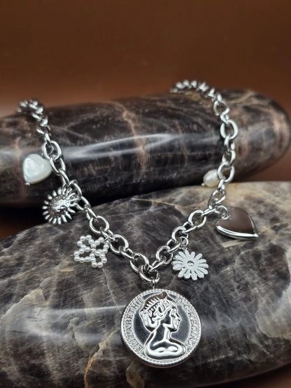 Collier Breloque César – Acier inoxydable
