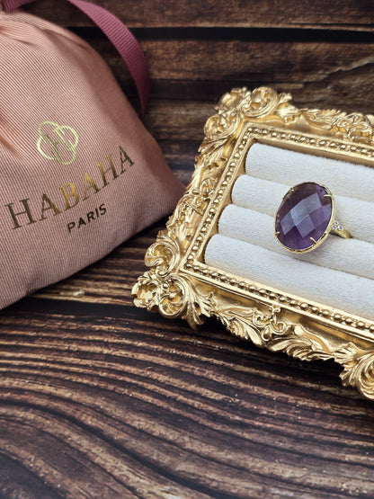 Bague " Velours d'Améthyste "
