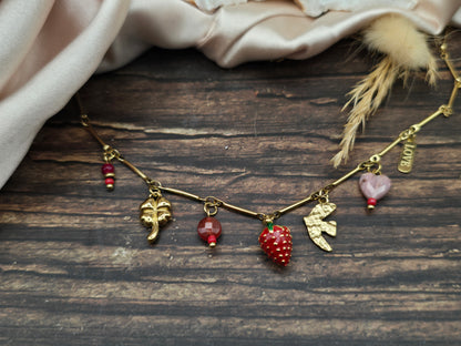 Collier Fraise d'amour 🍓