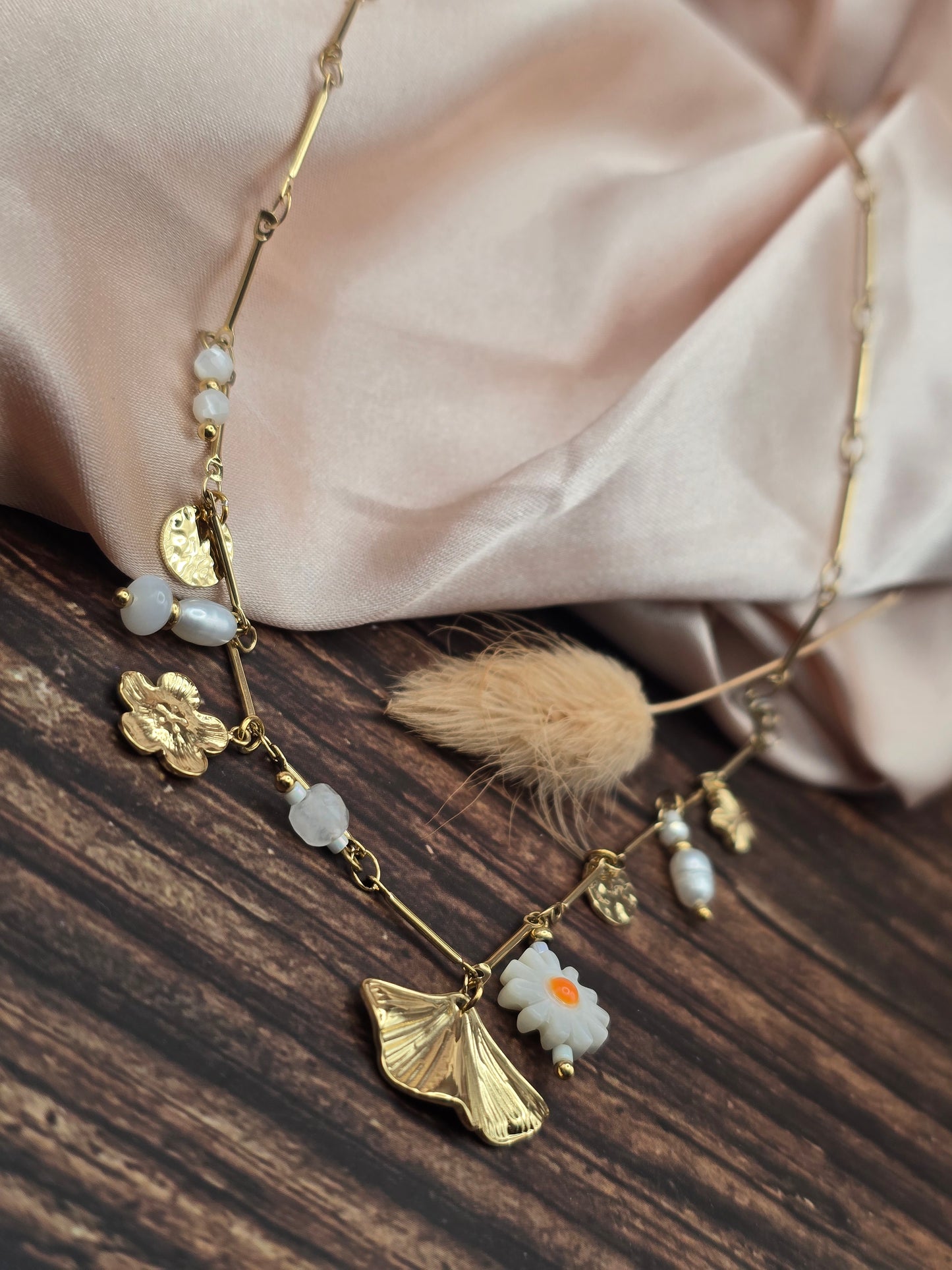 Collier Francesca Ginkgo