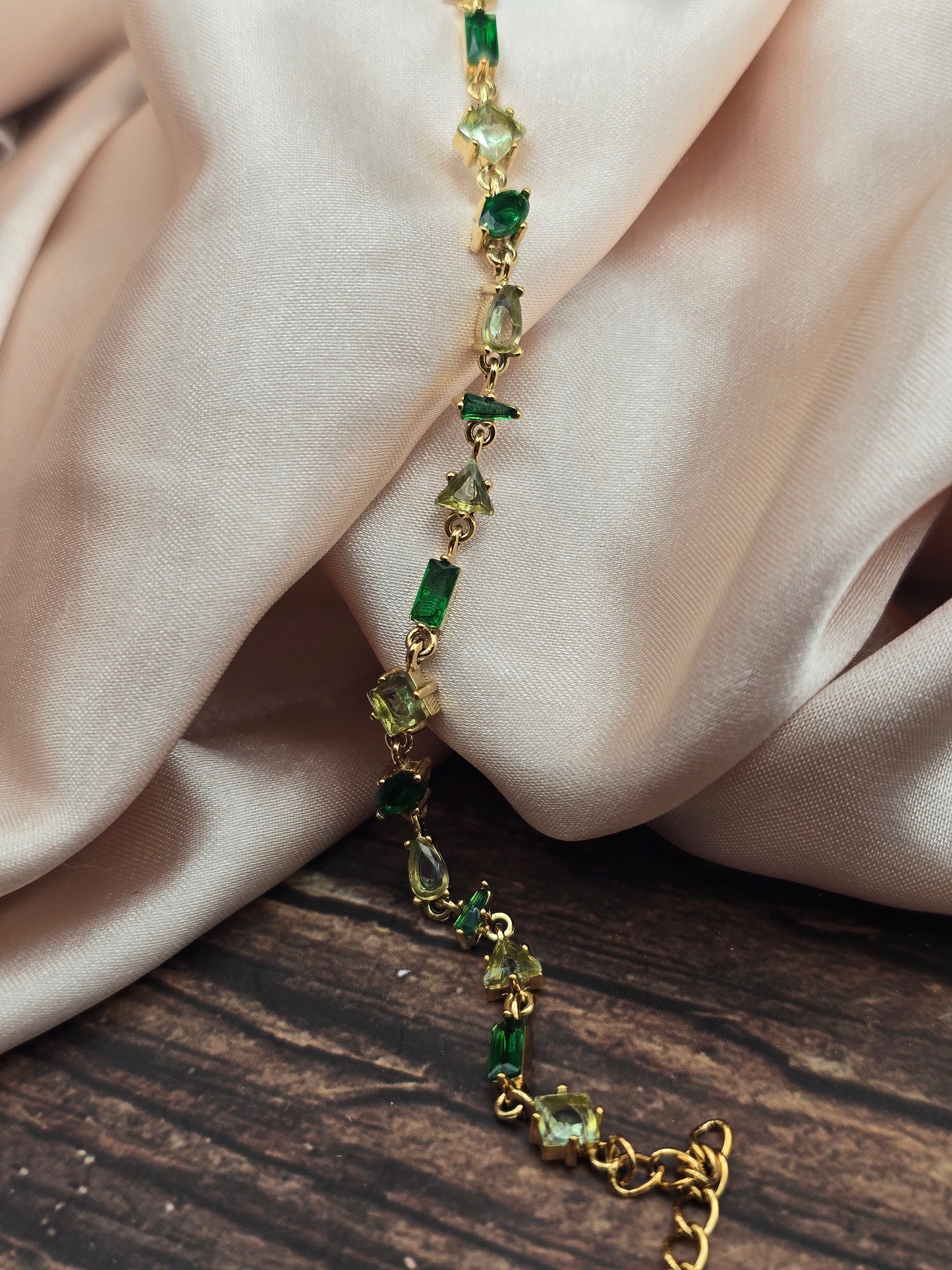 Bracelet Éclat – Rose, Vert ou Bleu