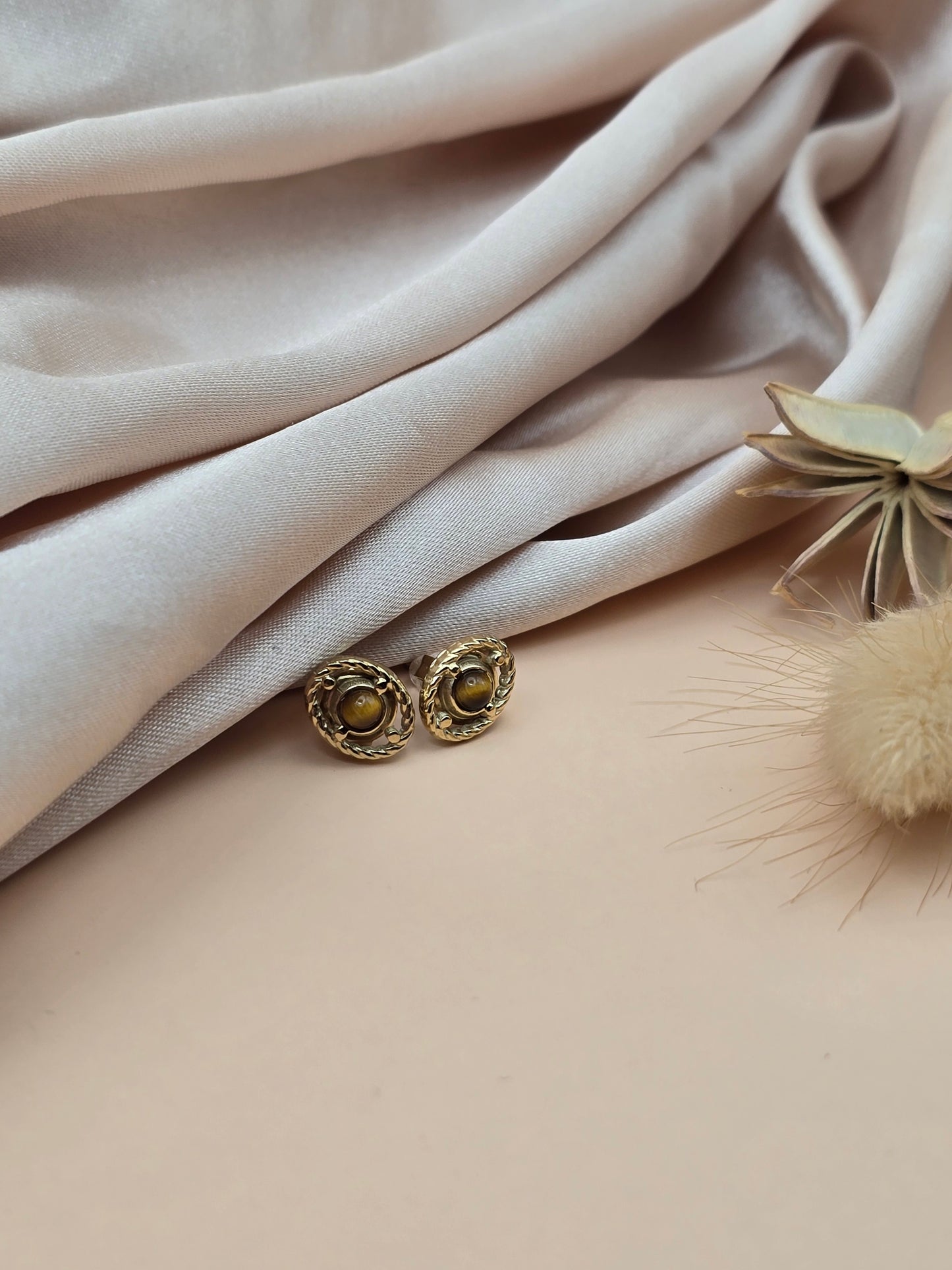 Boucles d'oreilles selena ( divers pierres )