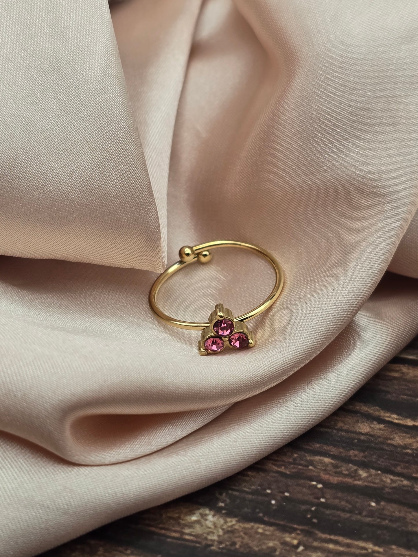 Bague Trèfle Cristal