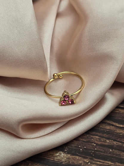 Bague Trèfle Cristal