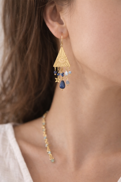 Boucles d'oreille oeil de nazar
