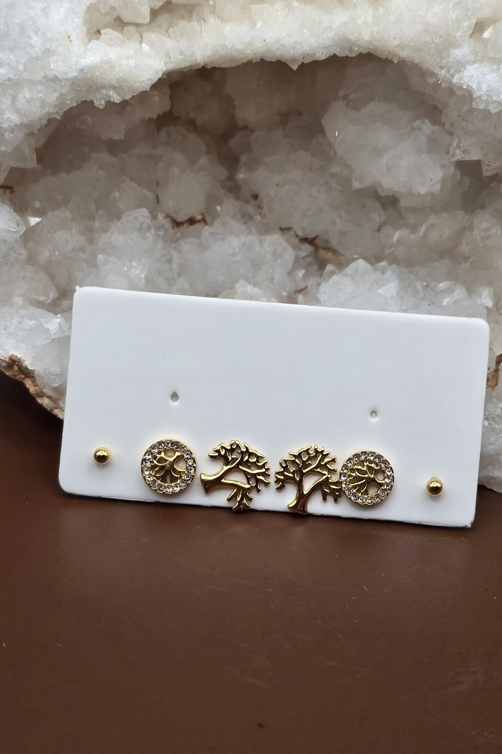 Puces d'oreilles arbre de vie