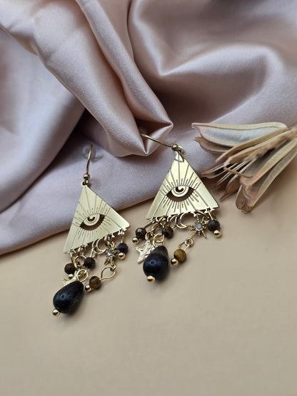Boucles d'oreille oeil de nazar