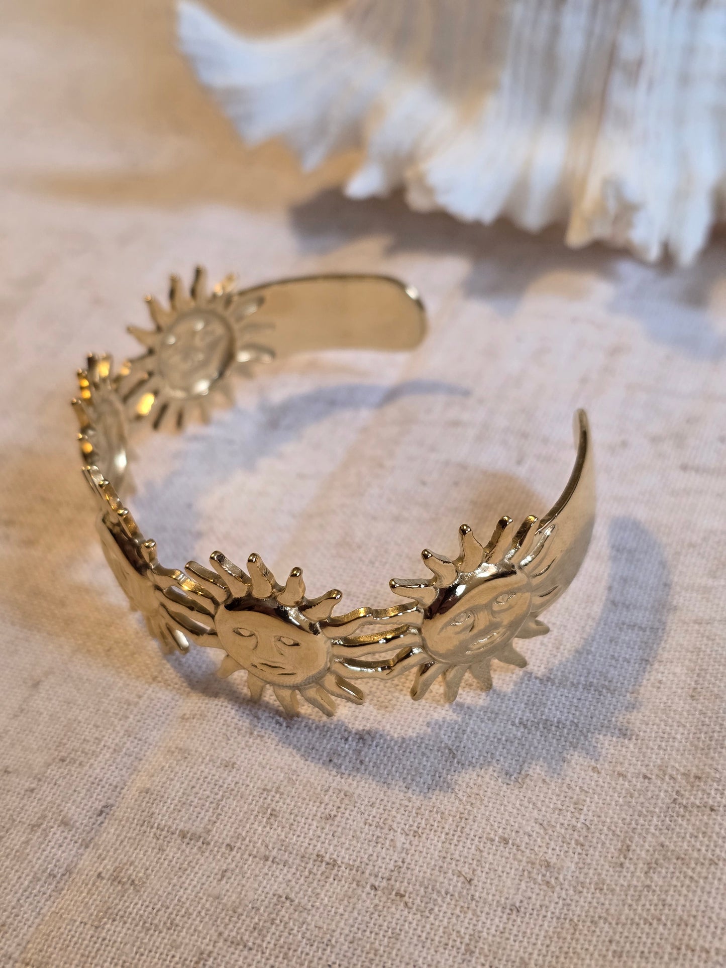Bracelet Jonc " Soleil "