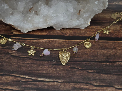 Bracelet Daphne – Quartz Rose