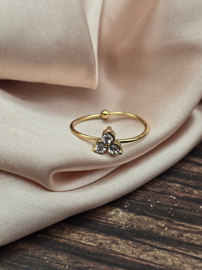 Bague Trèfle Cristal