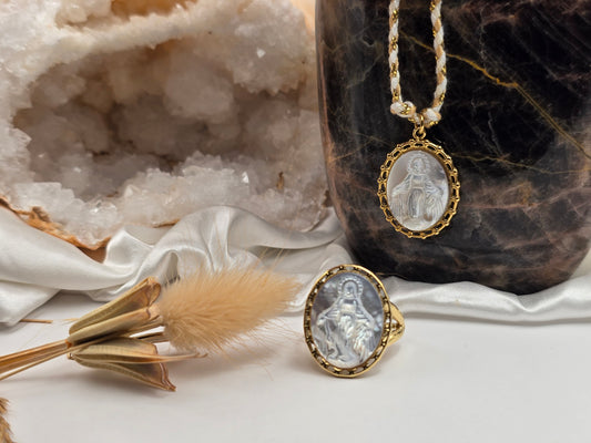 Bague Vierge marie