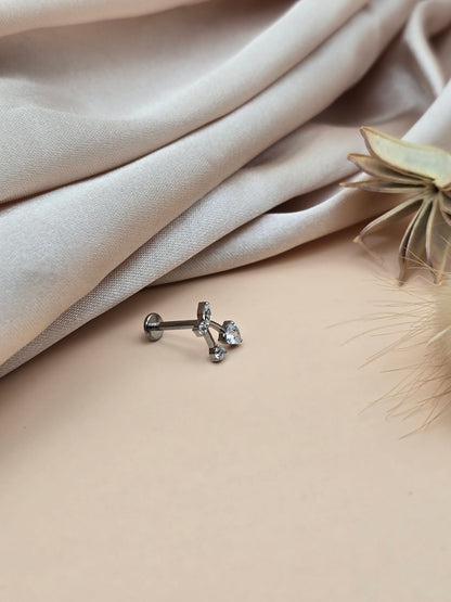 Piercing Cerises – Titane & Cristaux