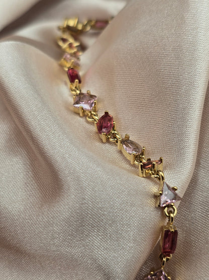 Bracelet Éclat – Rose, Vert ou Bleu
