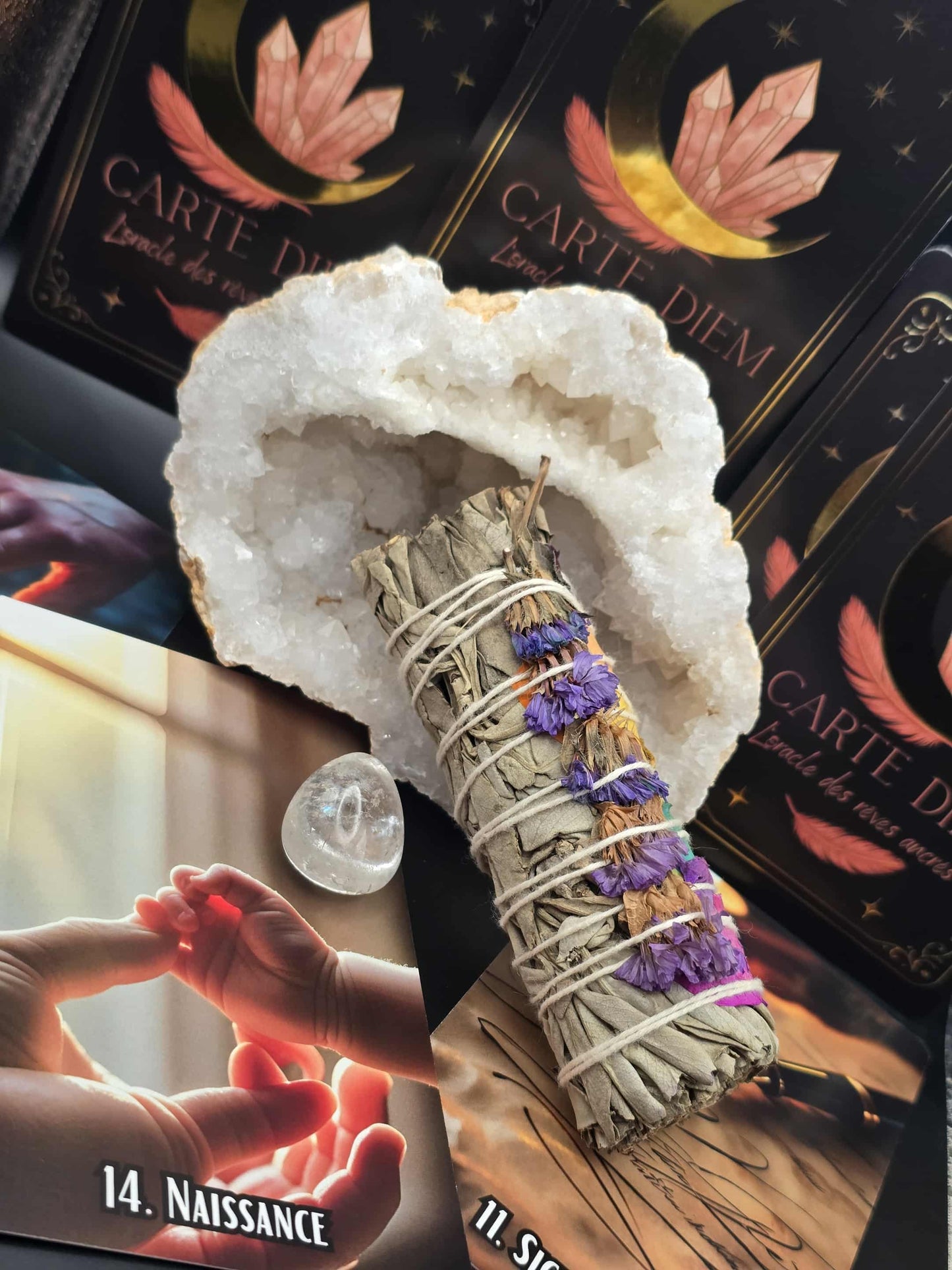 Sauge blanche & Cristal de roche - "Purification & clarté