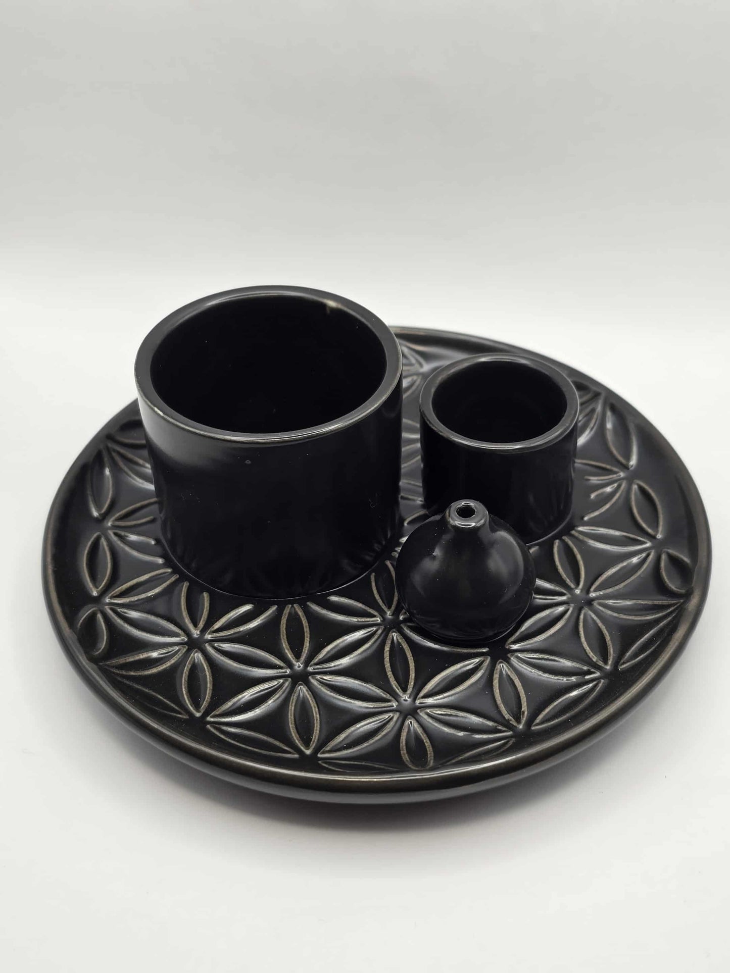 Porte Encens En Céramique , Pour Palo Santo Et Sauge